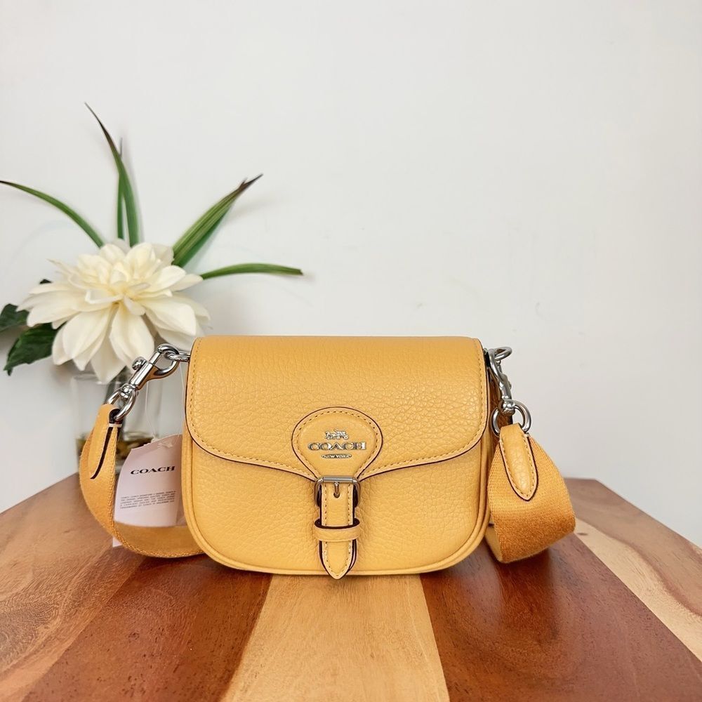 NWT Coach Amelia Small Saddle Bag